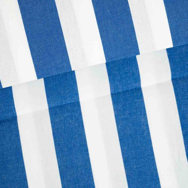 Canvas Teflonbeschichtet Streifen royalblau