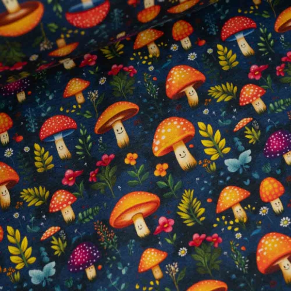 Alpensweat Fliegenpilz navy