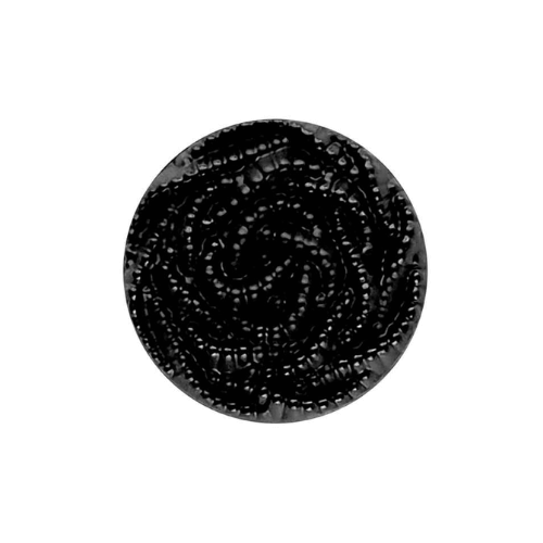 Modeknopf Perlenmuster 20mm schwarz