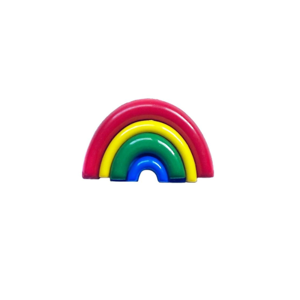 Kinderknopf Regenbogen 18mm