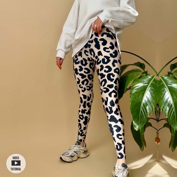 Schnittmuster sewingmachina high-waist Leggings Leo