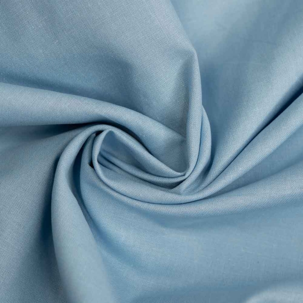 Baumwolle Webware Fahnentuch jeansblau hell