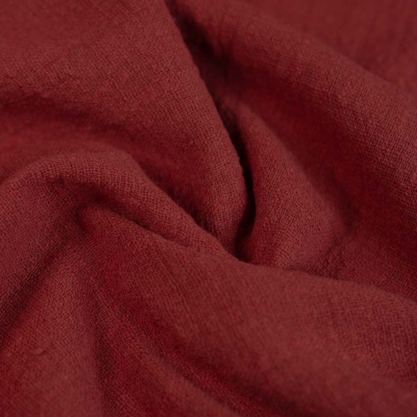 Baumwolle Leinen-Look kirsche