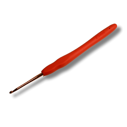 EvLis Häkelnadel ergonomisch 4,5mm rot