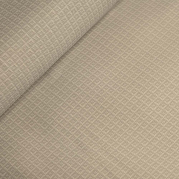 Baumwoll-Twill Kästchen beige