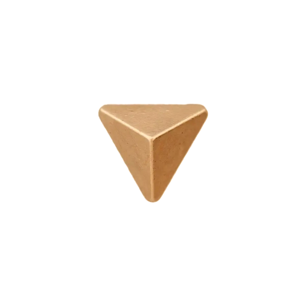 Zierniete Dreieck 10mm gold