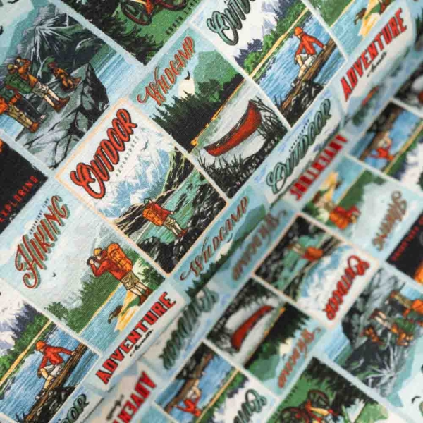 Alpensweat Camping hellblau