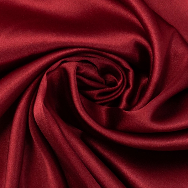 Italienische Seide Stretch Deluxe bordeaux