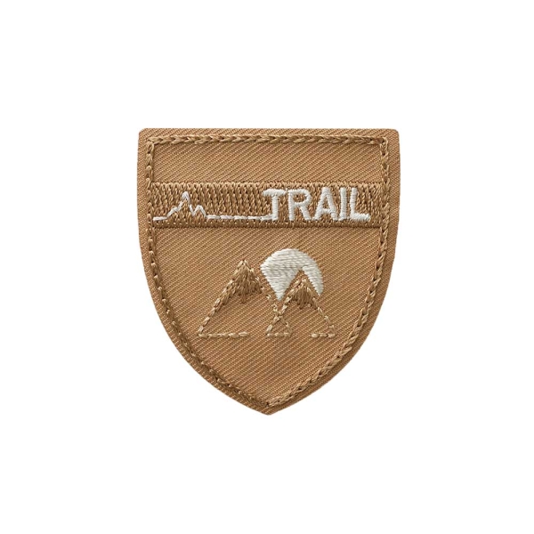 Applikation Trail Wappen beige