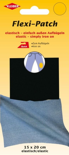 Kleiber Flexi-Patch 15x20cm schwarz