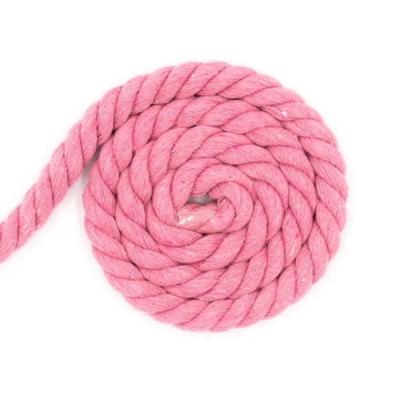 Soft Kordel 10mm gedreht altrosa