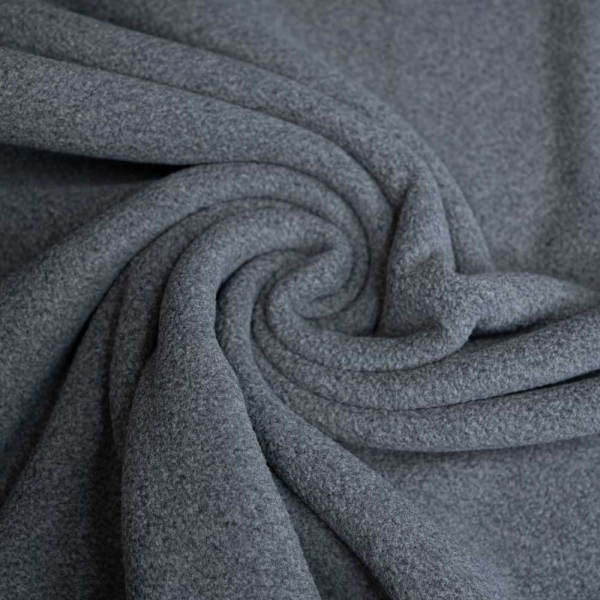 Active Fleece melange rauchblau
