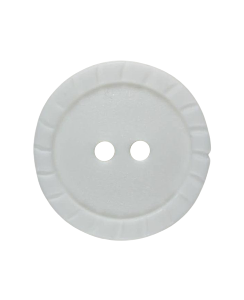Modeknopf matt 18mm weiß