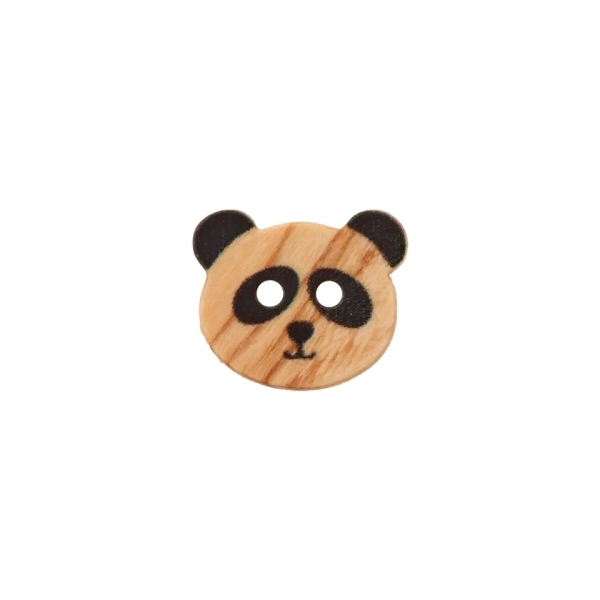 Holzknopf Panda 15mm