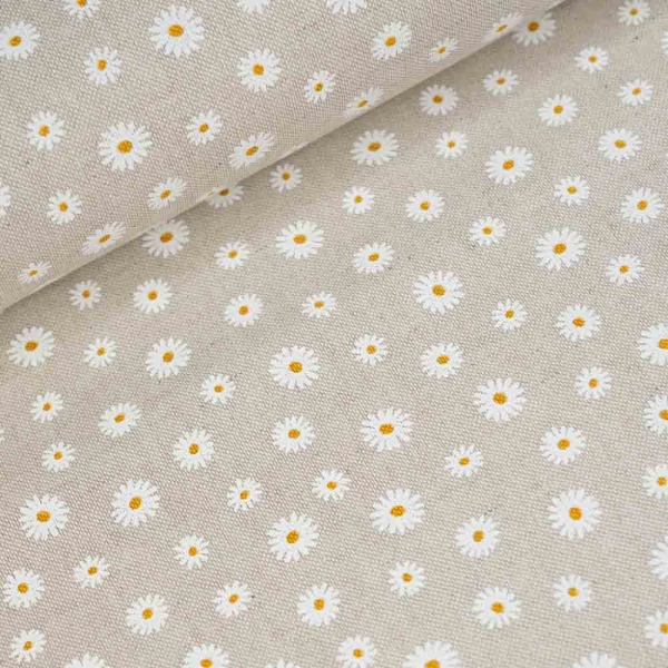 Canvas Gänseblümchen natur