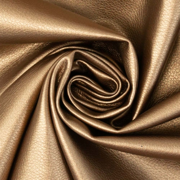Metallic Soft Kunstleder bronze Deluxe