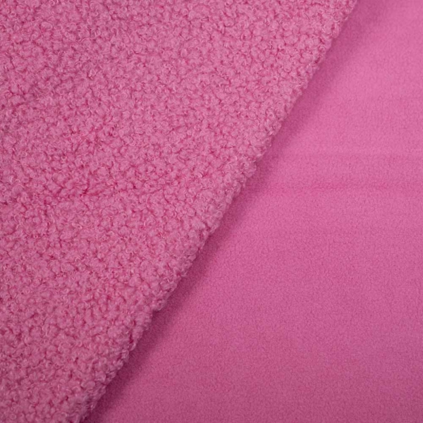 Jacken- & Mantelteddy Dick mit Fleece pink