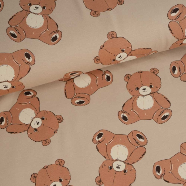 French Terry Sweat Teddy beige