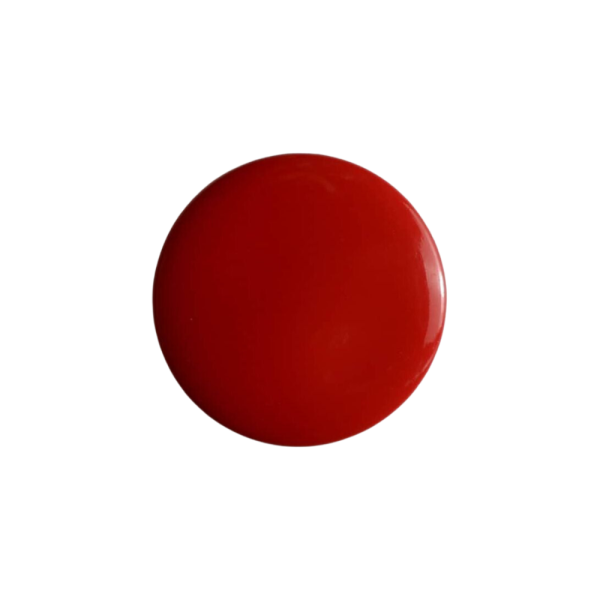 Modeknopf 10mm glänzend rot
