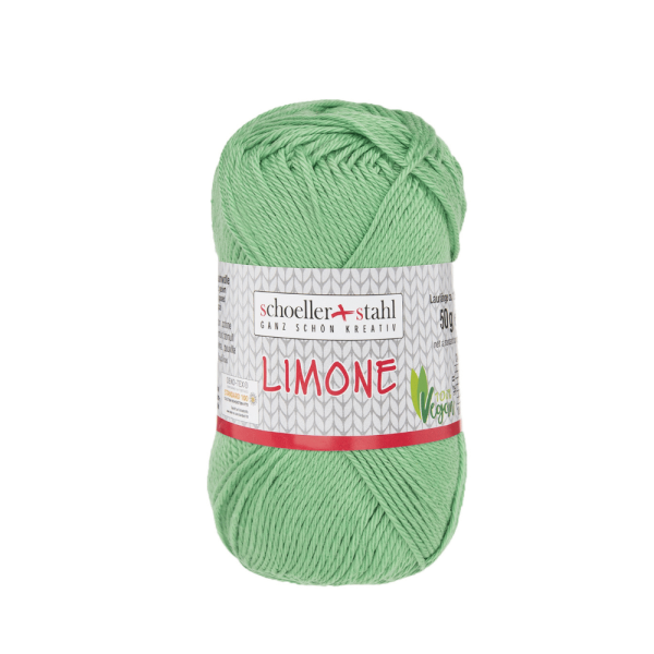 Strickgarn Baumwolle Limone pistazie