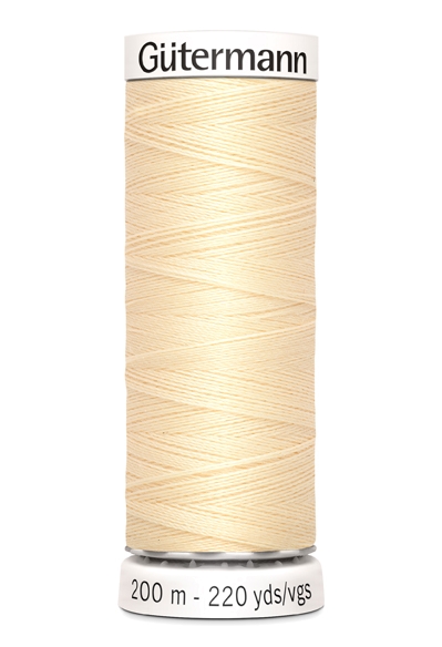 Garn Gütermann Allesnäher 200m pastellgelb Nr.610