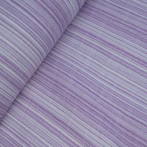 Musselin Double Feine Streifen beere