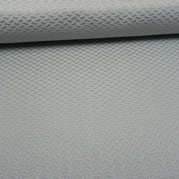 Jacquard Dekostoff Lavande hell grau