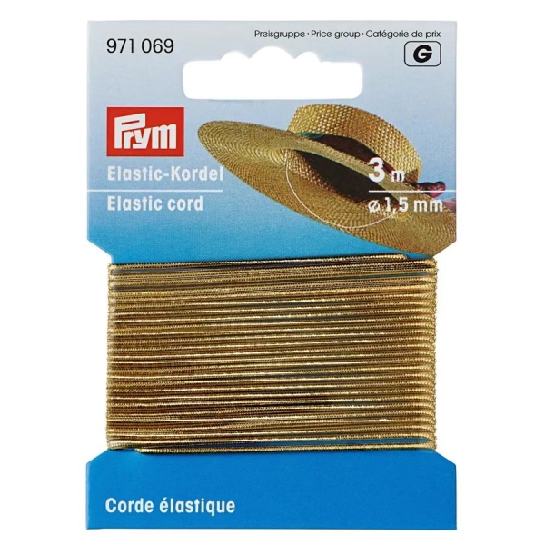 Prym Elastic-Kordel 1,5mm gold