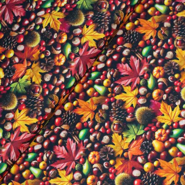 Baumwollwebware Herbst terra
