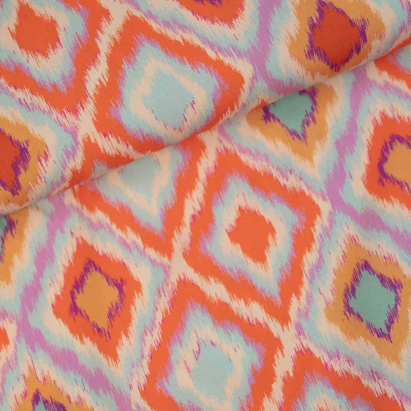 Viskosewebware Boho terra