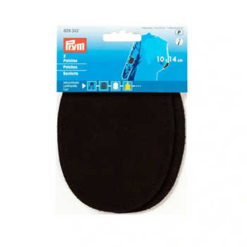 Prym Patches Velourleder 10x14 cm 2 Stk. schwarz