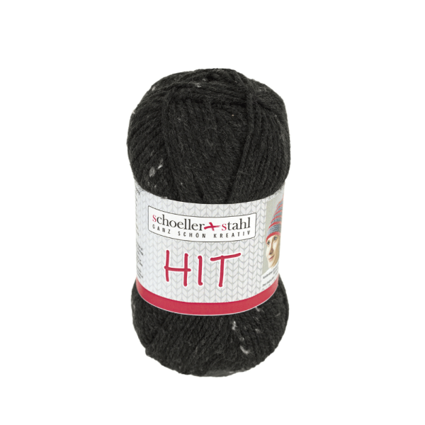 Schoeller + Stahl HIT Strickwolle tweed anthra